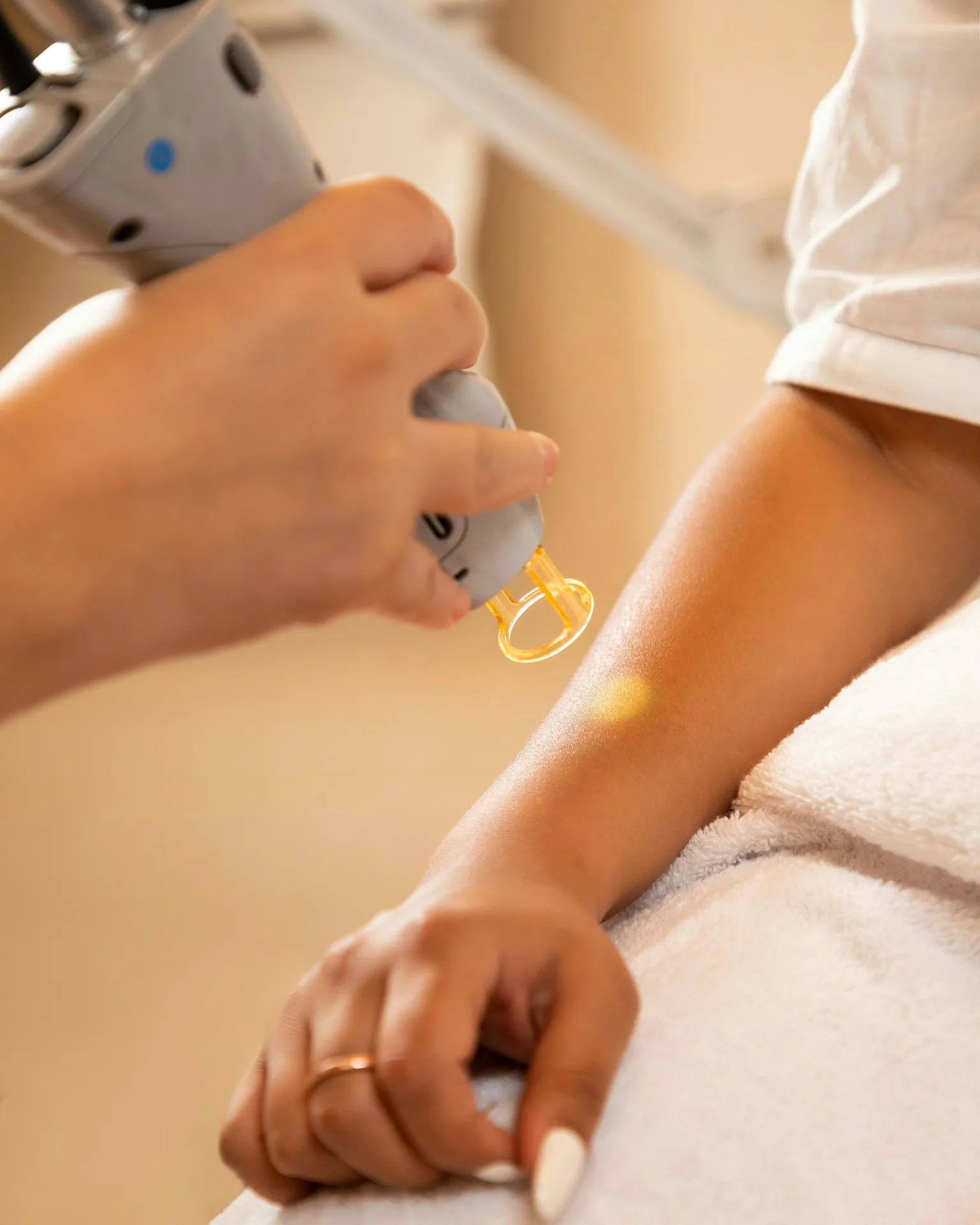 Laser treatment procedure at NIIA
